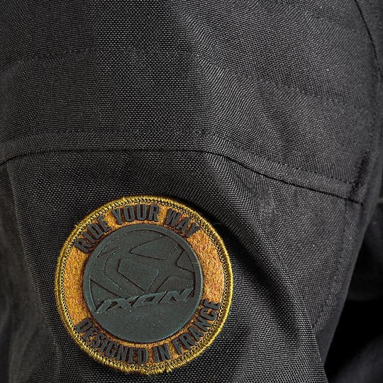 Motorcycle Jacket in Heritage Ixon BREAKER Kaki Style Fabric