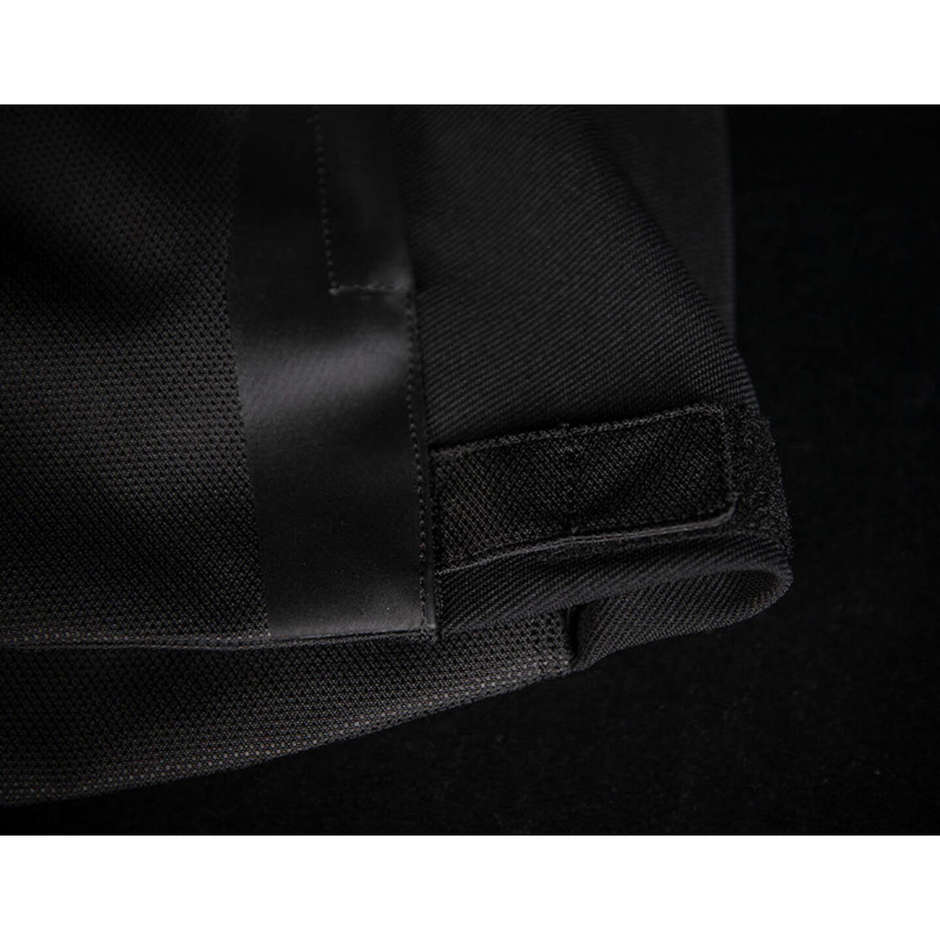 Motorcycle Jacket in Icon HOOLIGAN Black Fabric