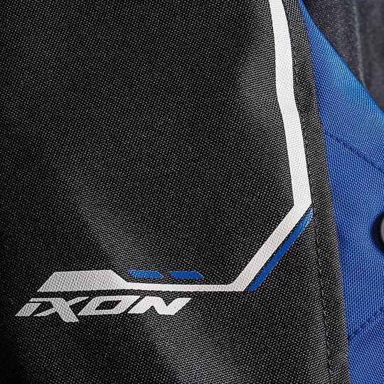 Motorcycle Jacket In Ixon Black CHALLENGE Fabric