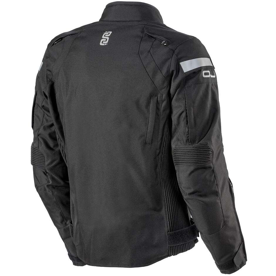 Motorcycle Jacket in OJ MOOD Black Fabric