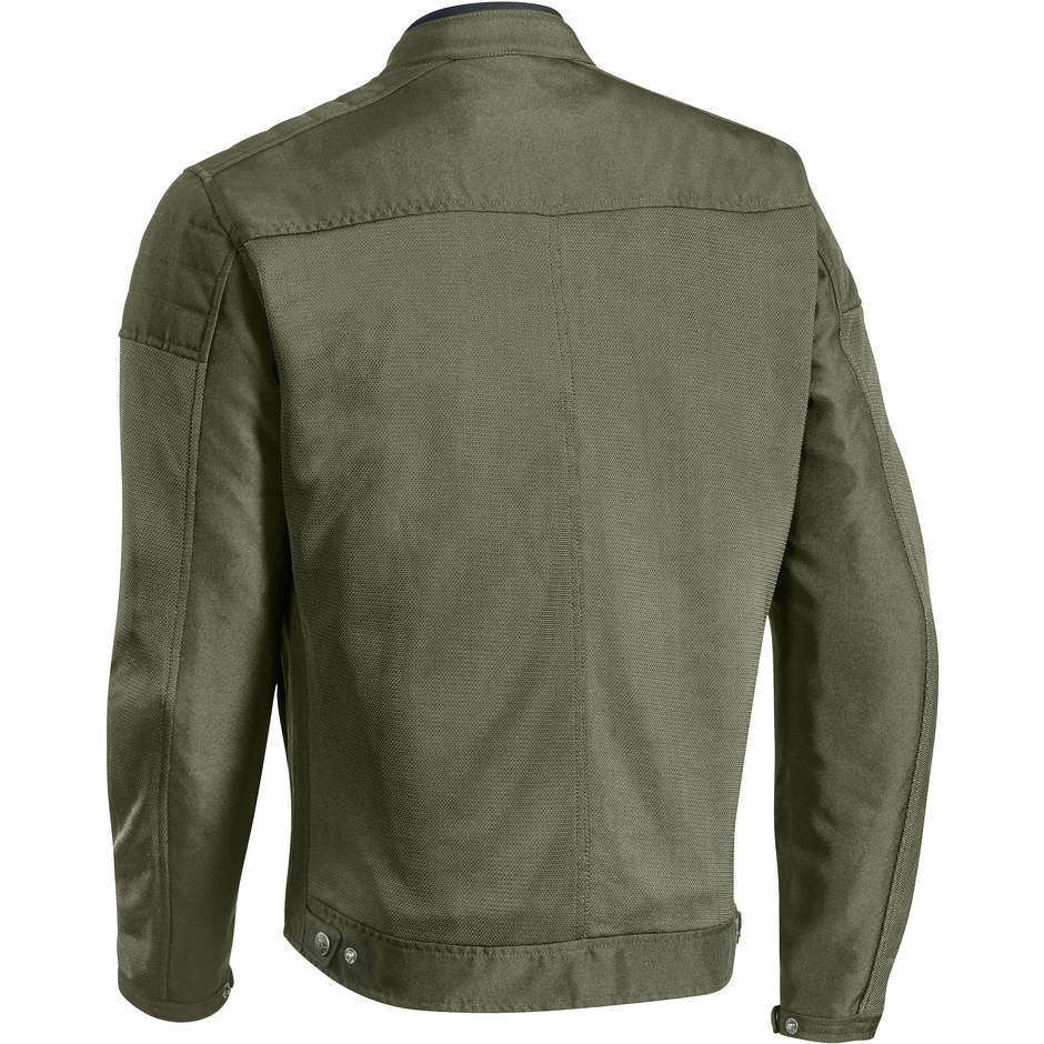 Motorcycle Jacket In Perforated Fabric 2 in 1 Ixon FILTER Khaki