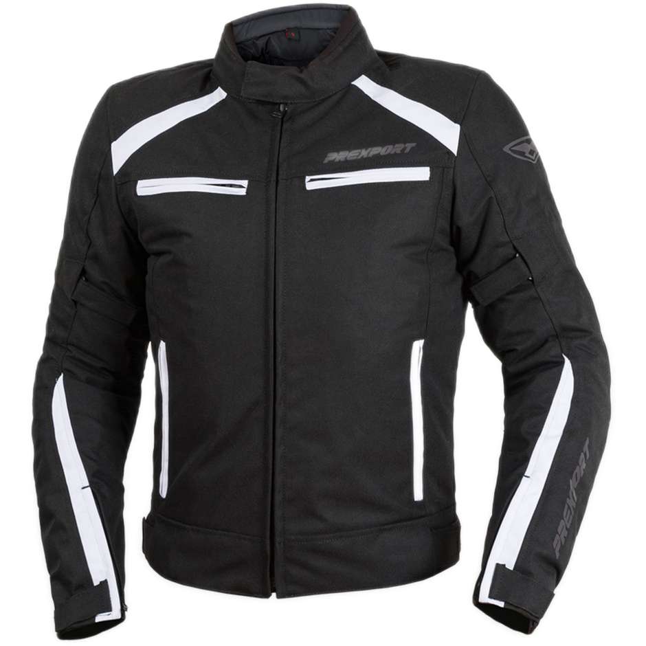 Motorcycle Jacket In Prexport Fabric Black Europe Ice