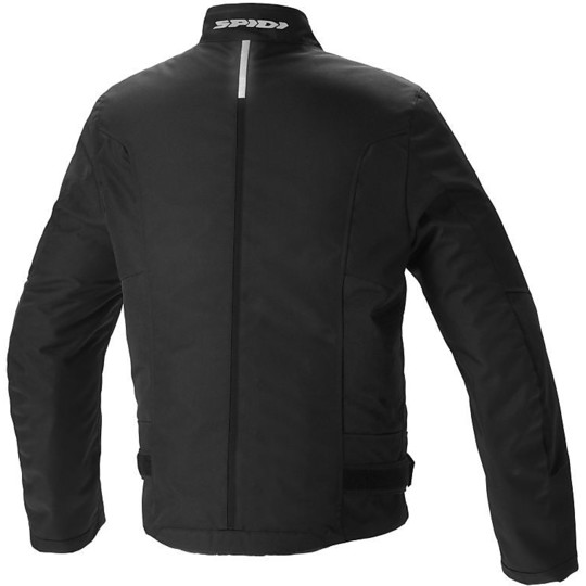 Motorcycle Jacket in Spidi SOLARIS H2Out Black Fabric