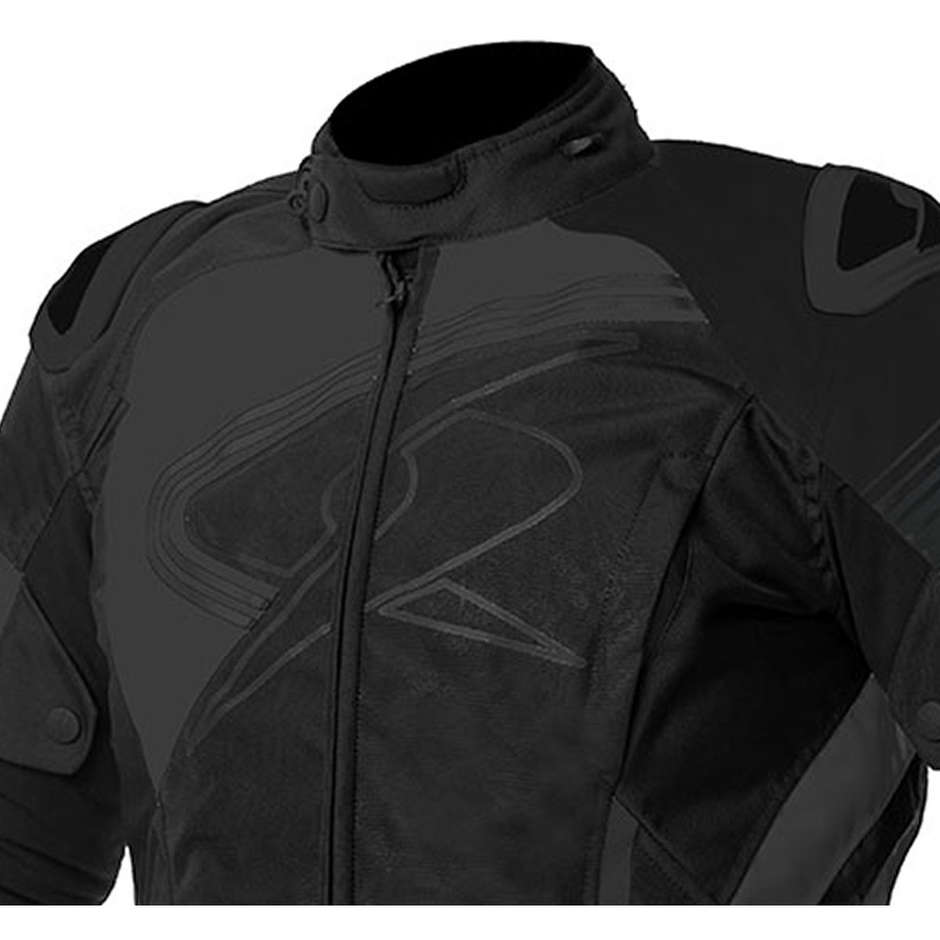 Motorcycle Jacket in Spyke ESTORIL GT Dry Tecno Black Fabric