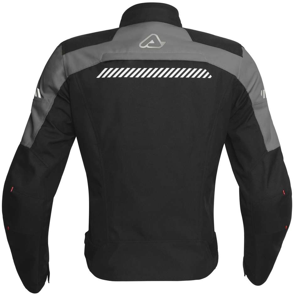 Motorcycle Jacket in Touring Fabric Acerbis Discovery Ghibly Lady CE Black Gray