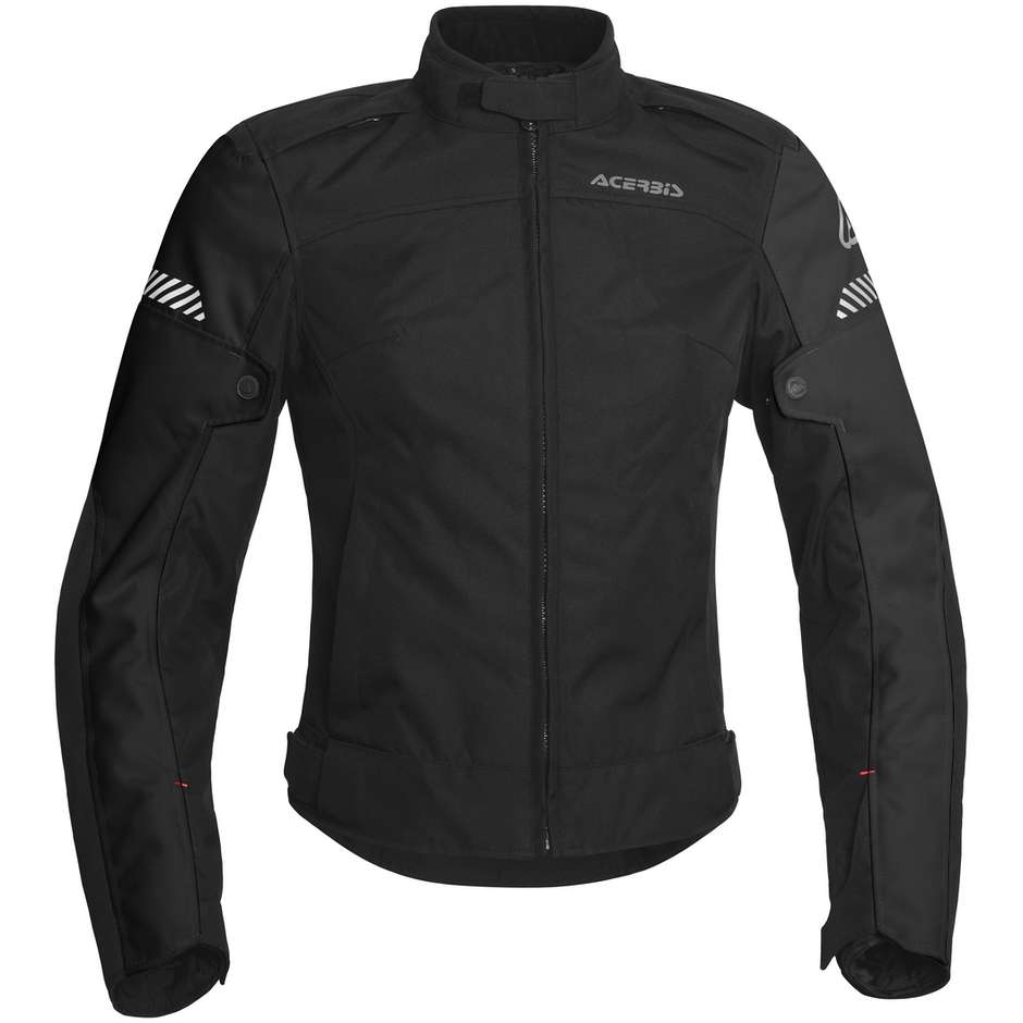 Motorcycle Jacket in Touring Fabric Acerbis Discovery Ghibly Lady CE Black