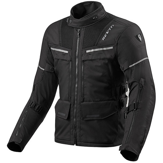 Motorcycle Jacket In Touring Fabric Rev'it OFFTRACK Black