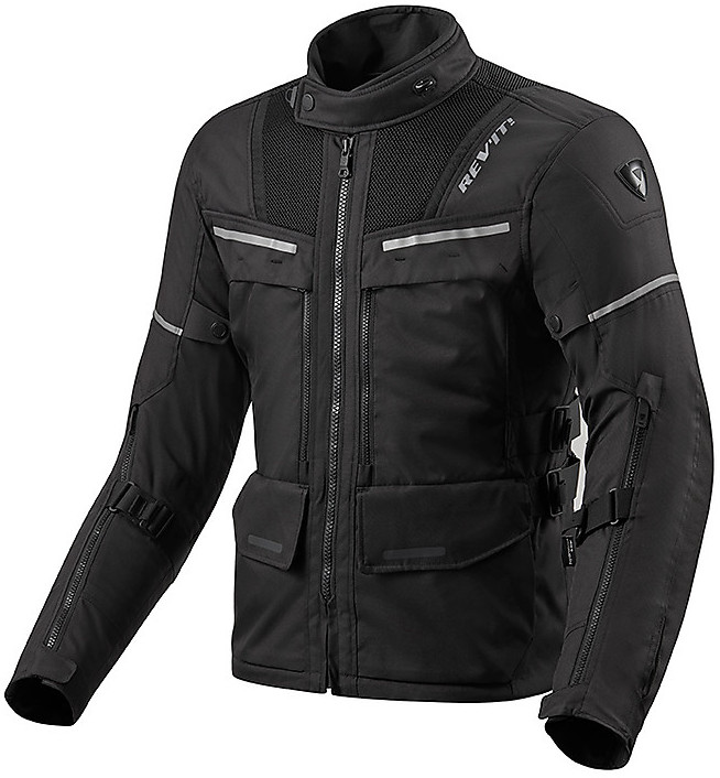 Motorcycle Jacket In Touring Fabric Rev'it OFFTRACK Black For Sale ...