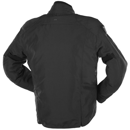 Motorcycle Jacket in Vquattro Certified Fabric LORIS Black