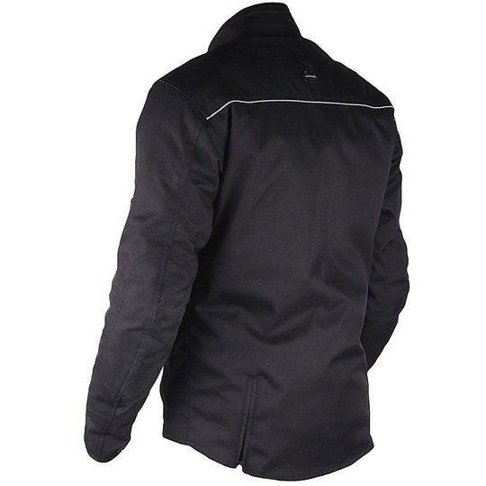 Motorcycle Jacket In Vquattro Fabric RD-21 Black