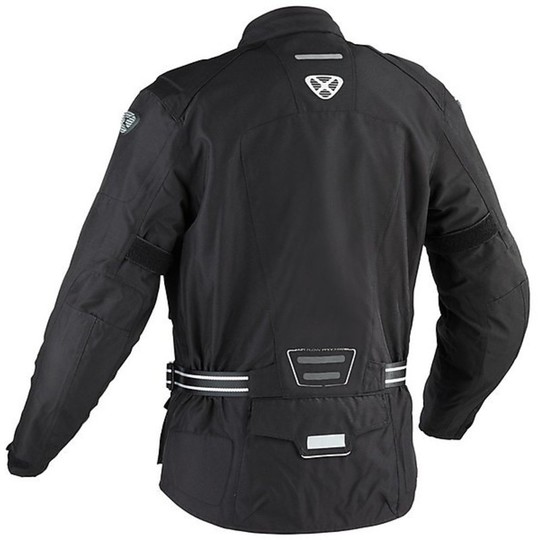Motorcycle Jacket Ixon 4 Seasons Technical Dune HP Black 3 Layers