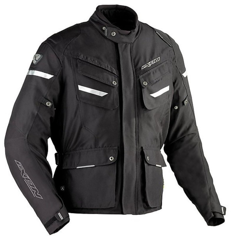 Motorcycle Jacket Ixon Technician 4 Seasons Nebraska HP Black 3 Layers ...