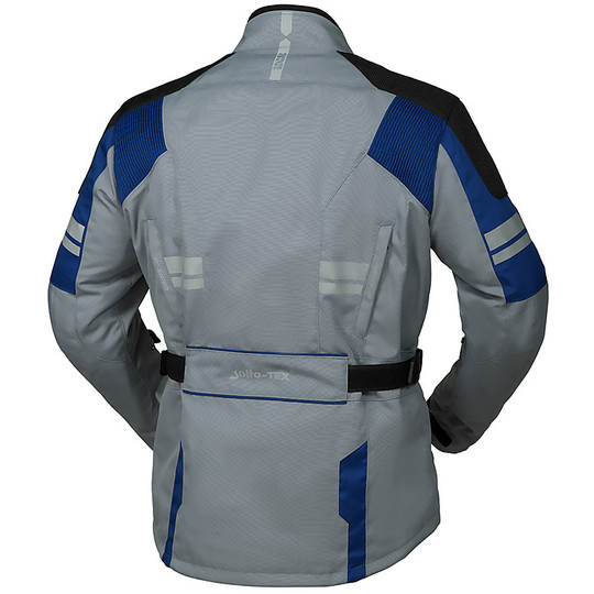 Motorcycle Jacket Ixs Tour BLADE-ST 2.0 Waterproof Fabric Gray Blue