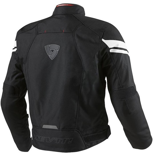 Motorcycle Jacket Rev'it Fabric Excalibur Black / Silver