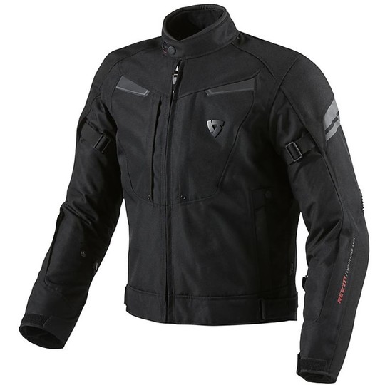 Motorcycle Jacket Rev'it Fabric Excalibur Black