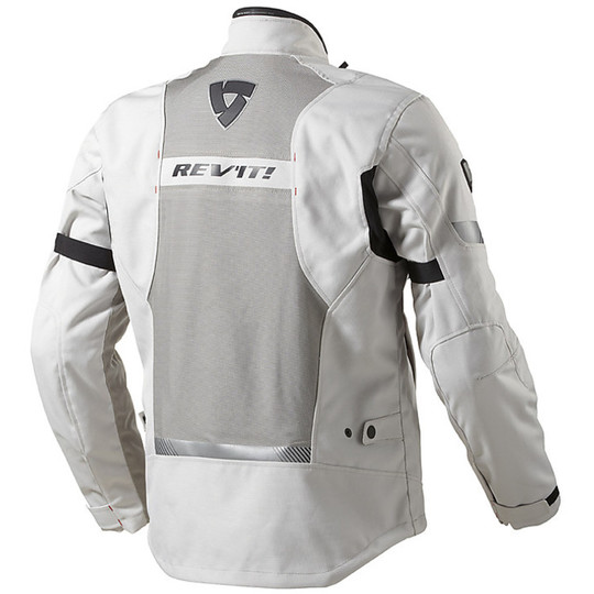 Motorcycle Jacket Rev'it Gore-Tex GTX Chronos Light Grey