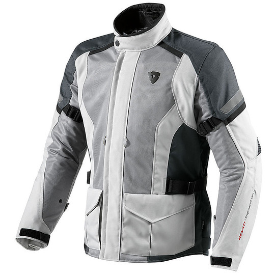 Motorcycle Jacket Rev'it Levante Fabric Silver / Anthracite