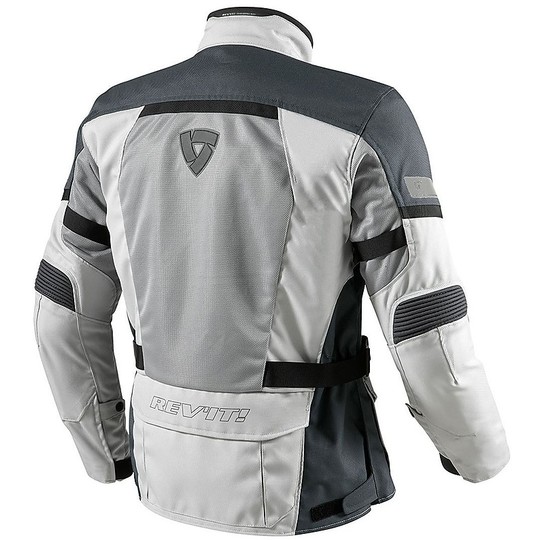 Motorcycle Jacket Rev'it Levante Fabric Silver / Anthracite