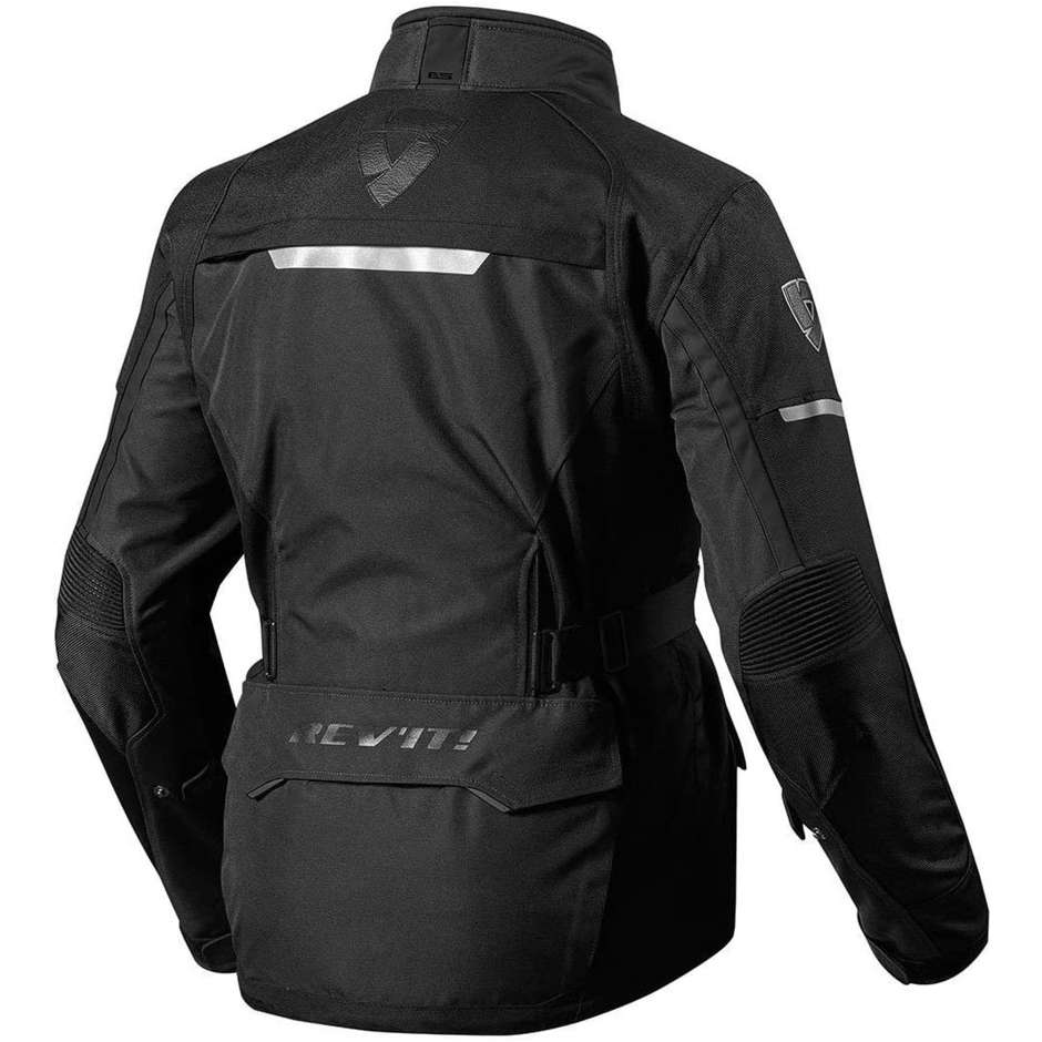 Motorcycle Jacket Rev'it OUTBACK Fabric 2 Black