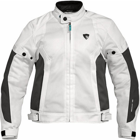 Motorcycle Jacket Rev'it Summer Lady Airwave White / Anthracite