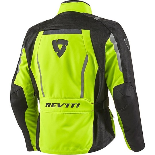 Motorcycle Jacket Rev'it Tissue Model HV Voltiac Black / Neon