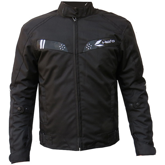 motorcycle jacket Technical Fabric Hero HR 877 All Black