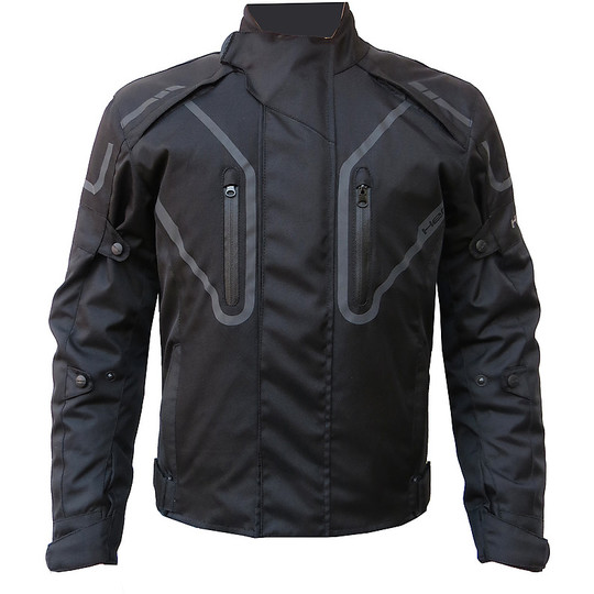 motorcycle jacket Technical Fabric Hero HR 880 Super Sport Black Grey