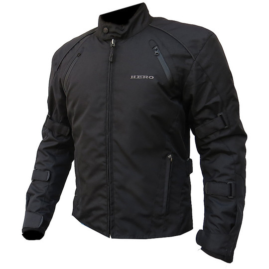 motorcycle jacket Technical Fabric Hero HR 895 Shorty Sport Black