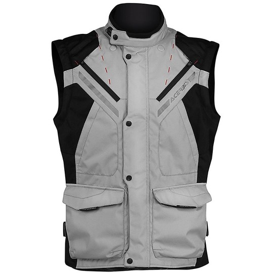 Motorcycle Jacket Technical Fabric in Touring Grey Black Creek