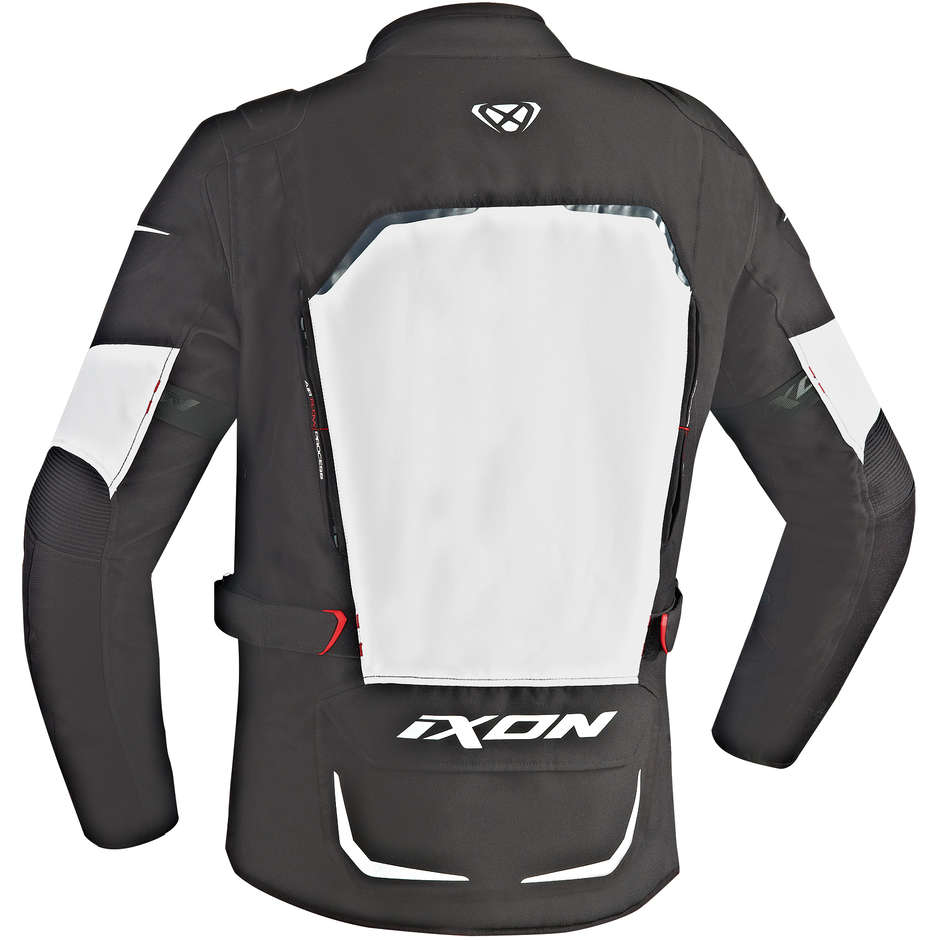 Motorcycle Jacket Technique 3 Layers In tissue Ixon Crosstour HP Black Grey