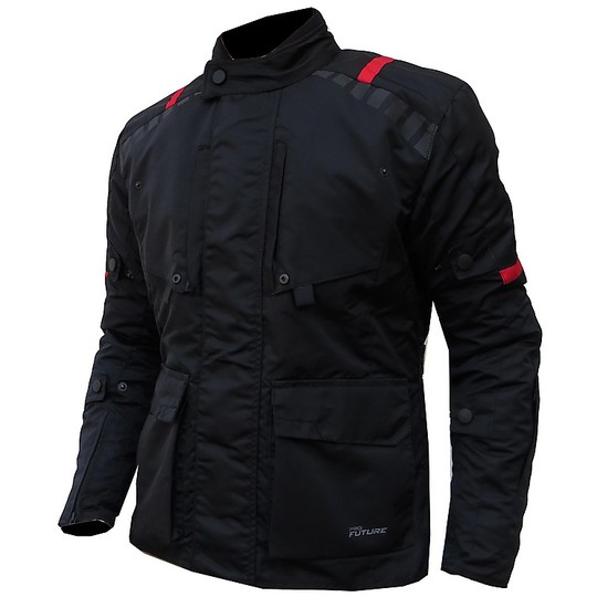 Motorcycle Jacket Technique ProFuture Triple Layer All Season WP Black Red
