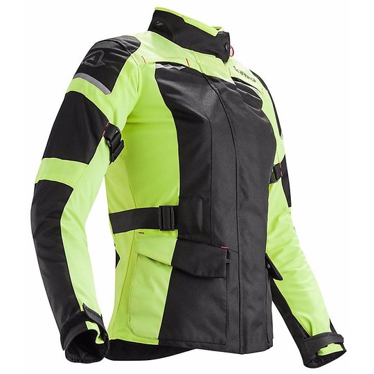 Motorcycle Jacket Technology Tissue Acerbis 4 Seasons Glen Lady Black Fluorescent Yellow