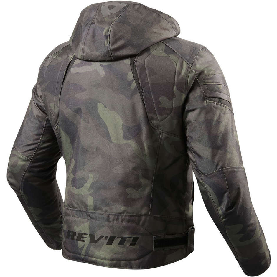 Motorcycle jacket with Rev'it Mousetrap FLARE Cap