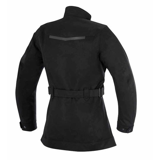 Motorcycle jacket Woman In Black fabric Alpinestars Kai Drystar