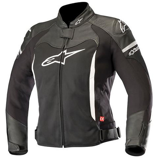 Motorcycle Jacket Woman Leather Alpinestars Stella SP X Air Black Perforated