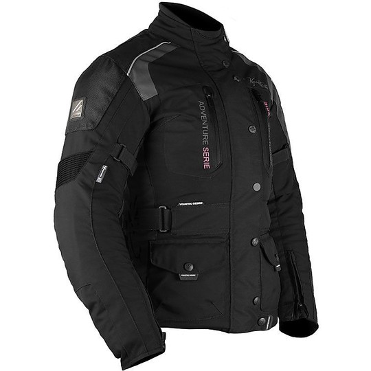 Motorcycle Jacket Women Fabric 3 in 1 Vquattro RD-51 Black