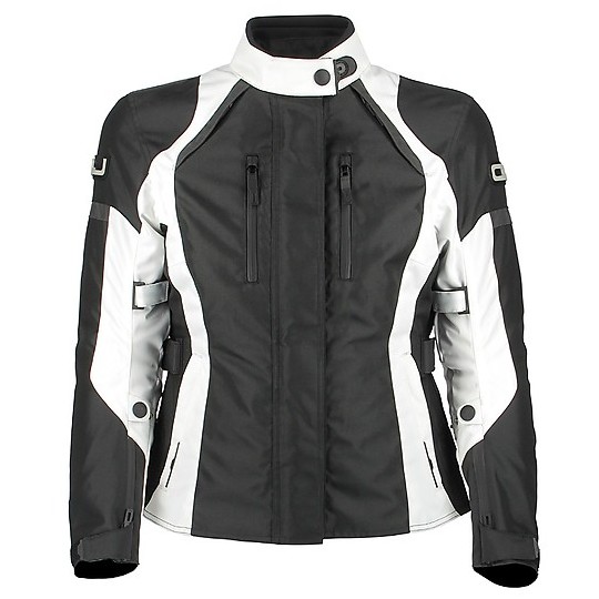 Motorcycle Jacket Women Fabric Waterproof OJ Unstoppable Lady Black White