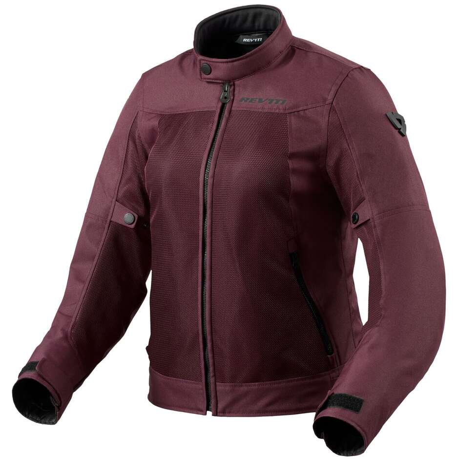 Motorcycle Jackets Woman Summer Perforated Fabric Rev'it ECLIPSE 2 LADIES Aubergine