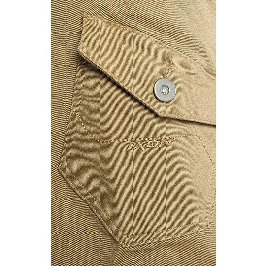 Motorcycle Jeans Pants in Ixon DISCOVERY Camel Fabric