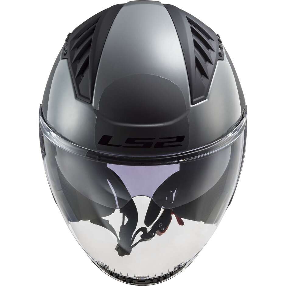 Motorcycle Jet Helmet Ls2 OF600 COPTER II Nardo Gray Glossy