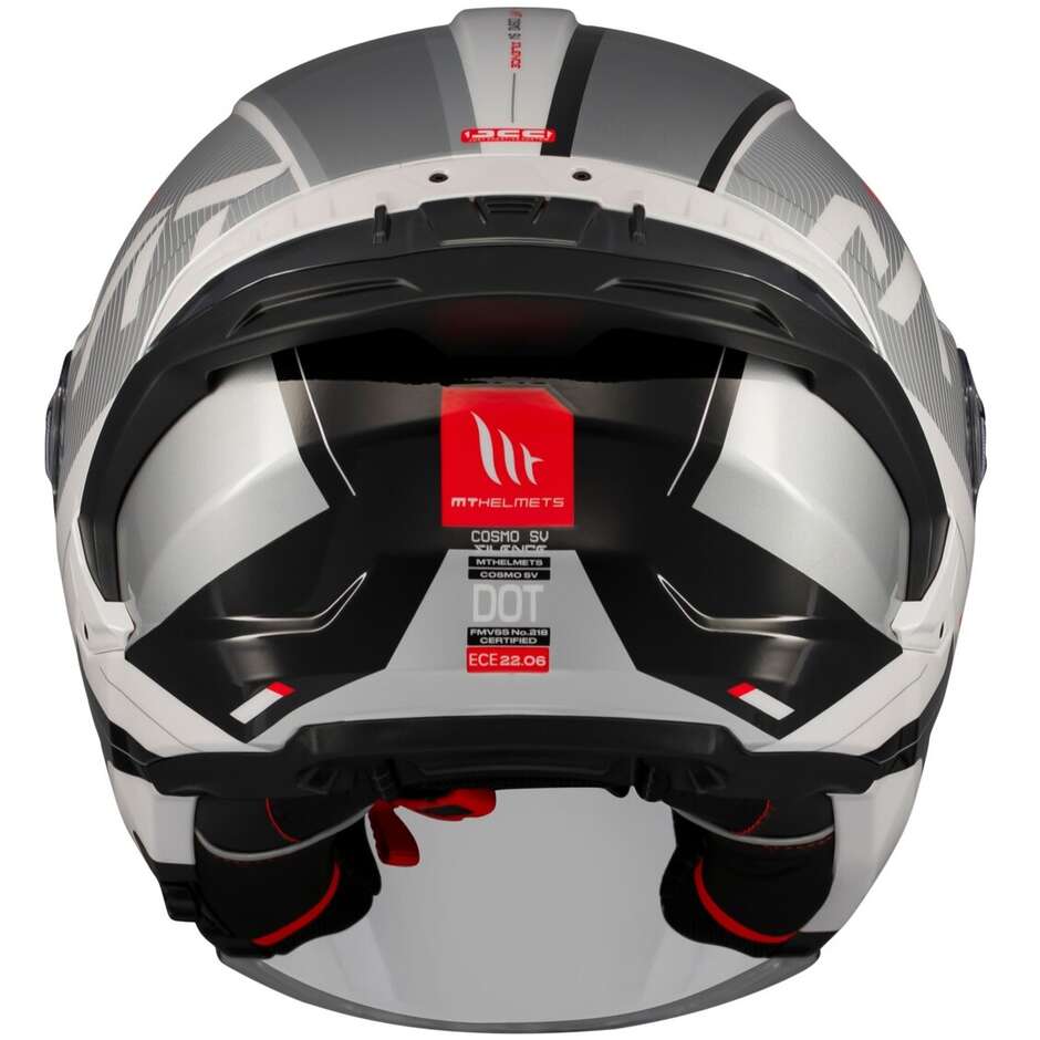 Motorcycle Jet Helmet MT Helmetss COSMO SV SILENCE A2 Polished