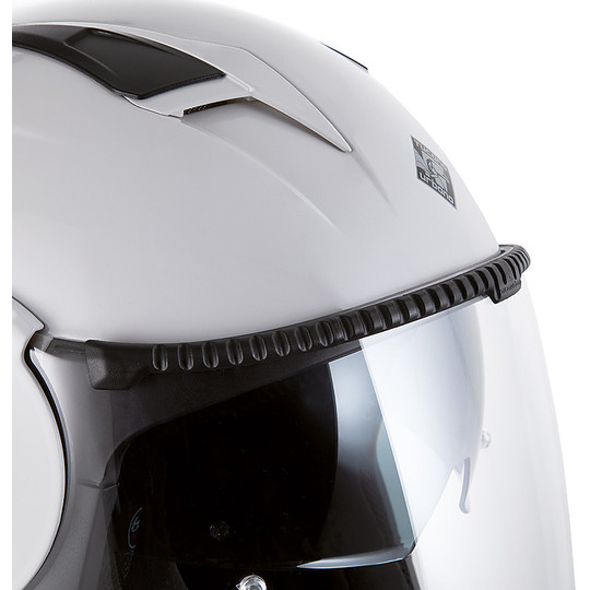 Motorcycle Jet Helmet Tucano Urbano 1400 EL TANGE Ice White