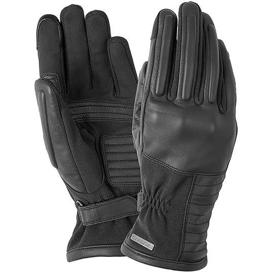 Motorcycle Leather Gloves CE Tucano Urbano 9988HM WILL Black