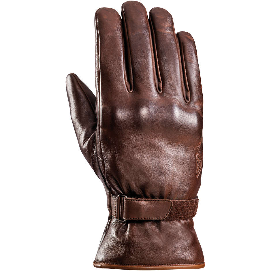 Motorcycle Leather Gloves Custom Ixon PRO NODD Brown