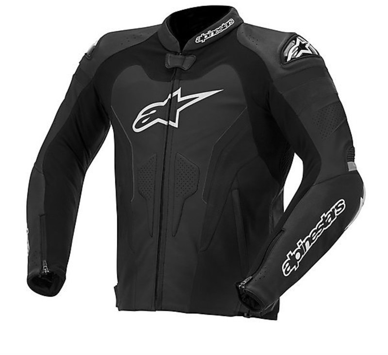 Alpinestars leather shop jacket with hump