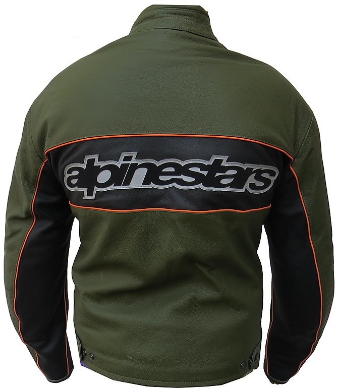 Motorcycle Leather Jacket Alpinestars T-Dyno Very soft Leather Jacket ...