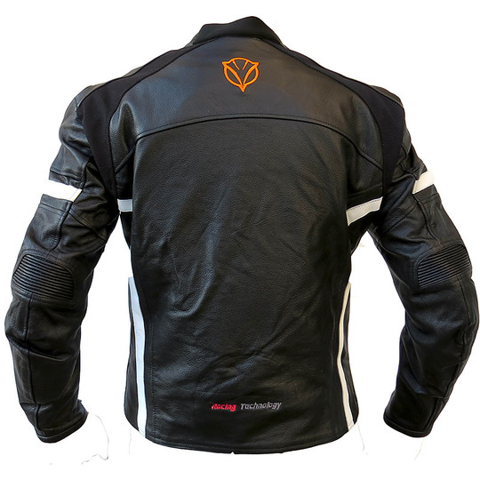 Motorcycle Leather Jacket Hero 100% Full Grain Very soft With Plates On The Shoulders
