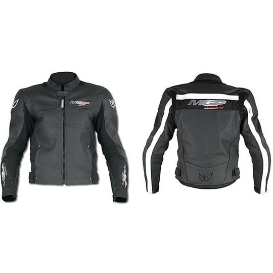 Motorcycle Leather Jacket in Mgp By Berik Model 201 Black
