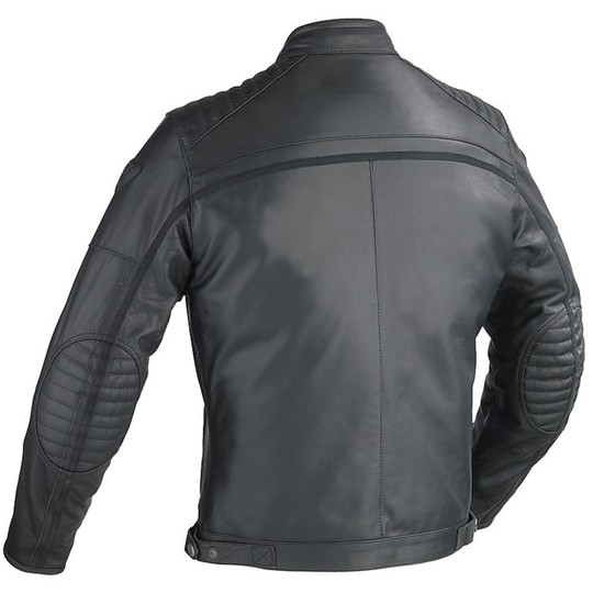 Motorcycle Leather Jacket Ixon Model Piston Black