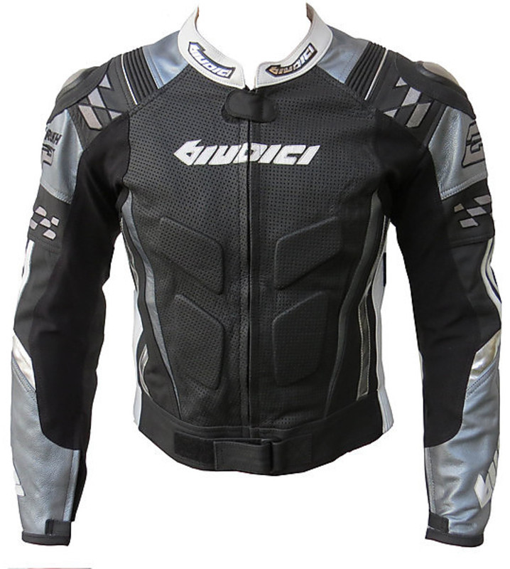 Motorcycle Leather Jacket Jacket Judges Model GP Rush